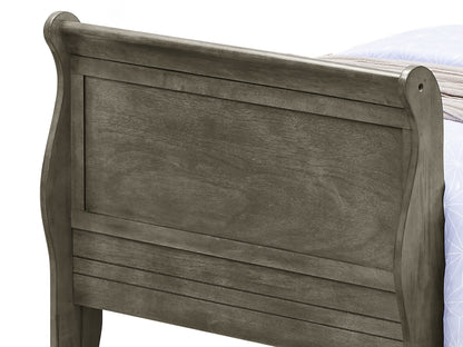 Twin Bed For Cozy Spaces Traditional - Gray
