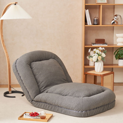 Triple Fold Down Metal Gray Sofa - Gray