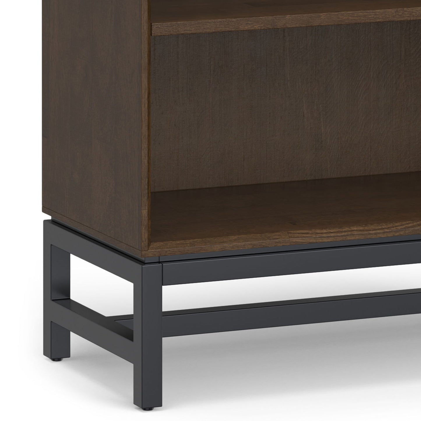 Banting - Mid Century Open Shelf Bookcase - Walnut Brown
