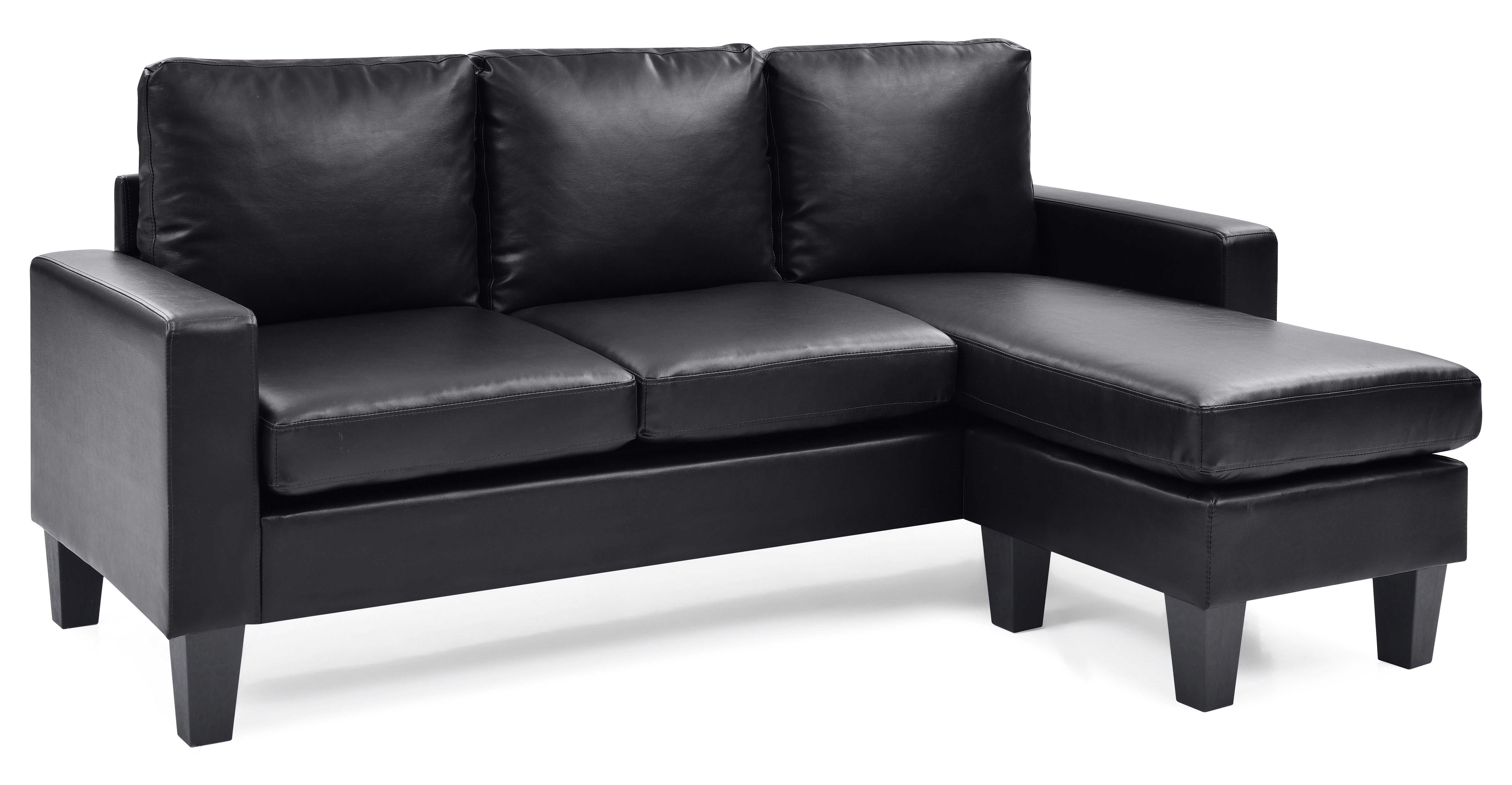 Jenna - Sofa Chaise - Black