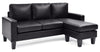 Jenna - Sofa Chaise - Black