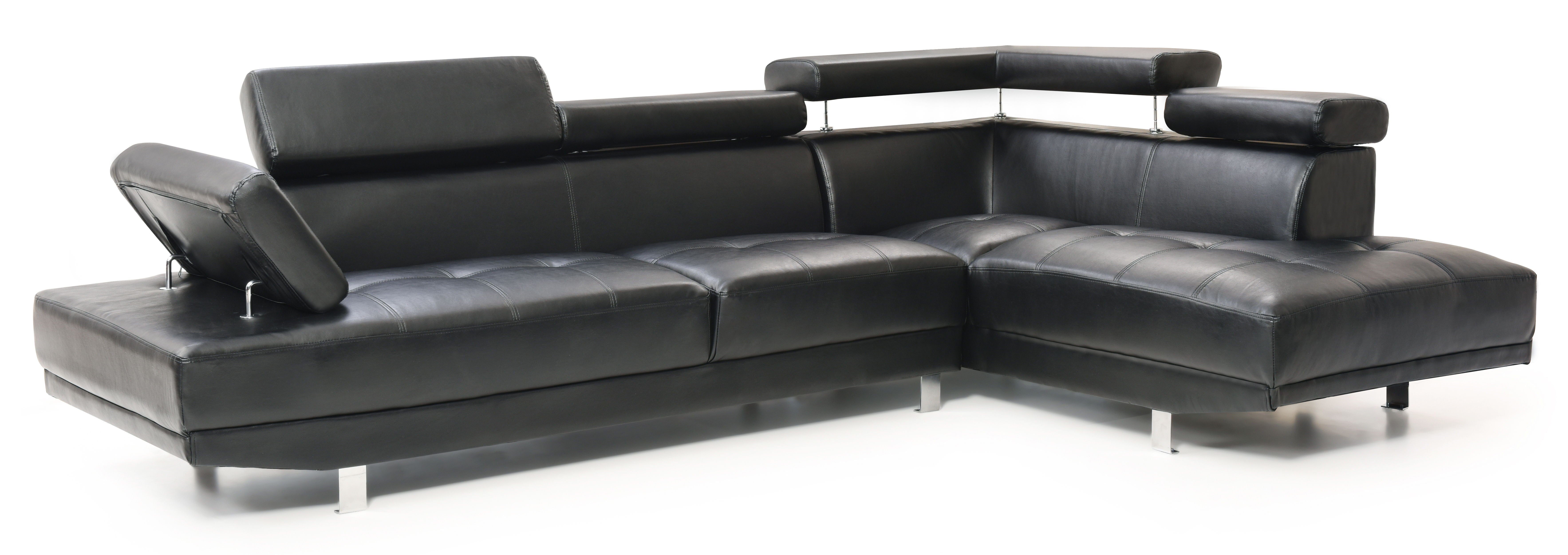 Riveredge - Sectional - Black