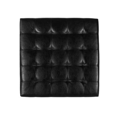 Storage Ottoman For Living Room, Bedroom - Black