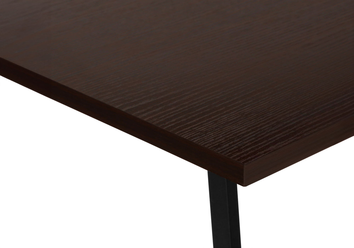 Computer Desk, Home Office, Corner, Storage Shelves, L-Shape, Work, Laptop, Contemporary, Modern - Espresso