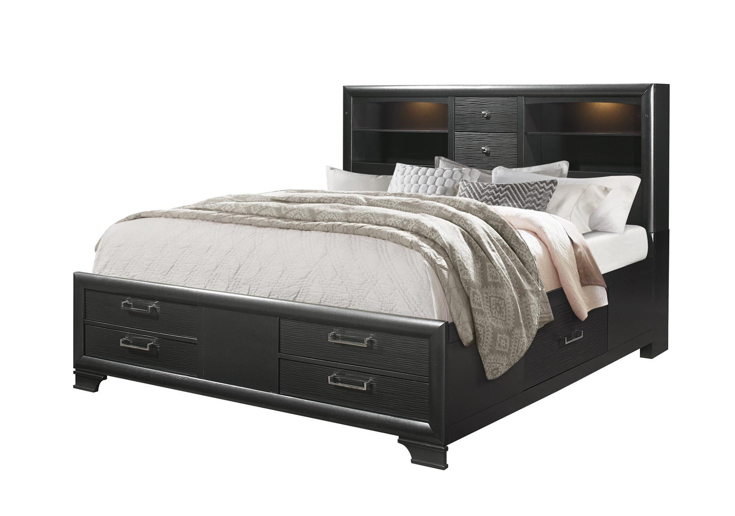 Civic - Queen Bed - Gray