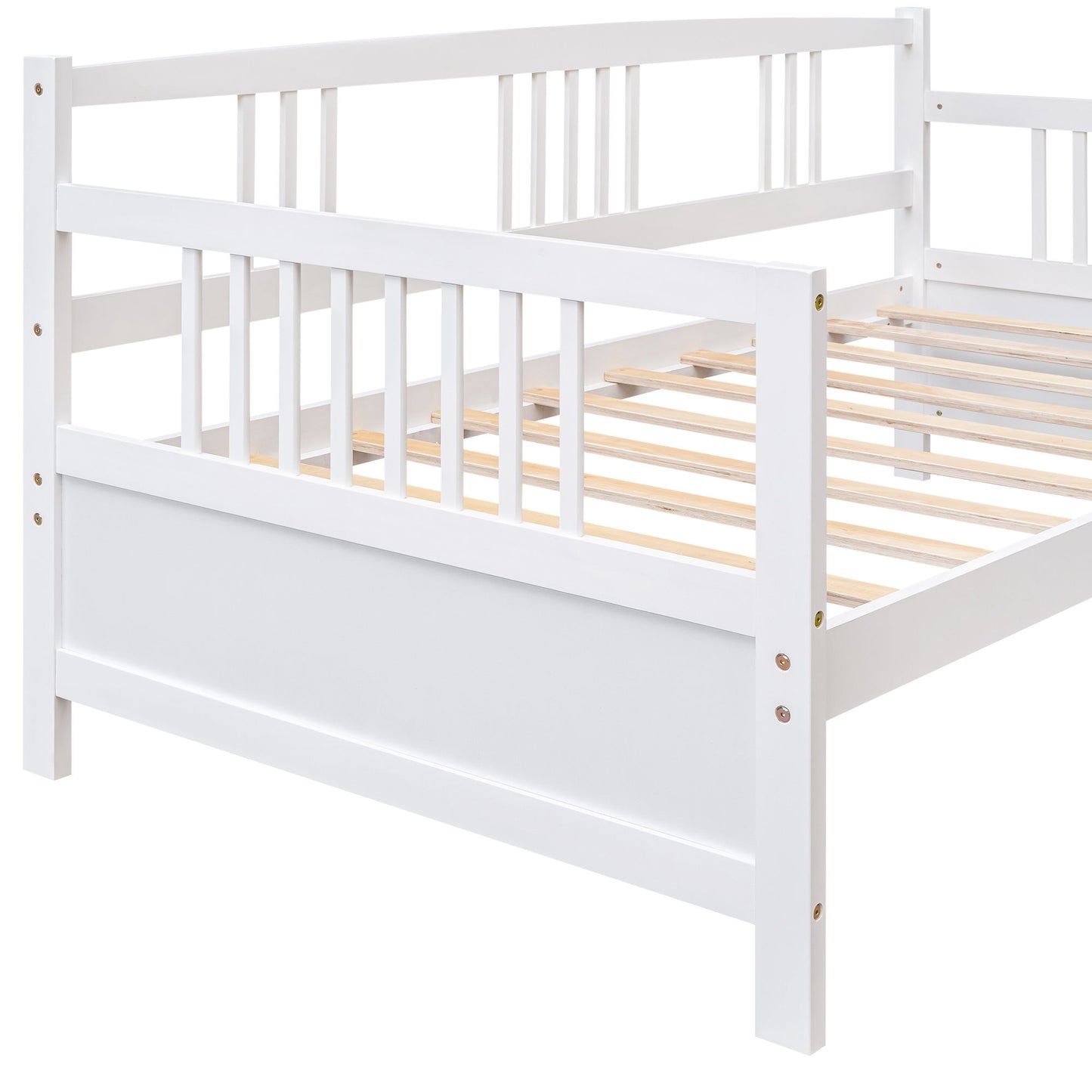 Twin Size Modern Daybed, Multifunctional - White