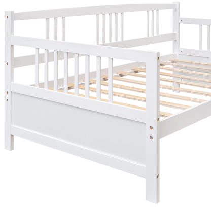 Twin Size Modern Daybed, Multifunctional - White