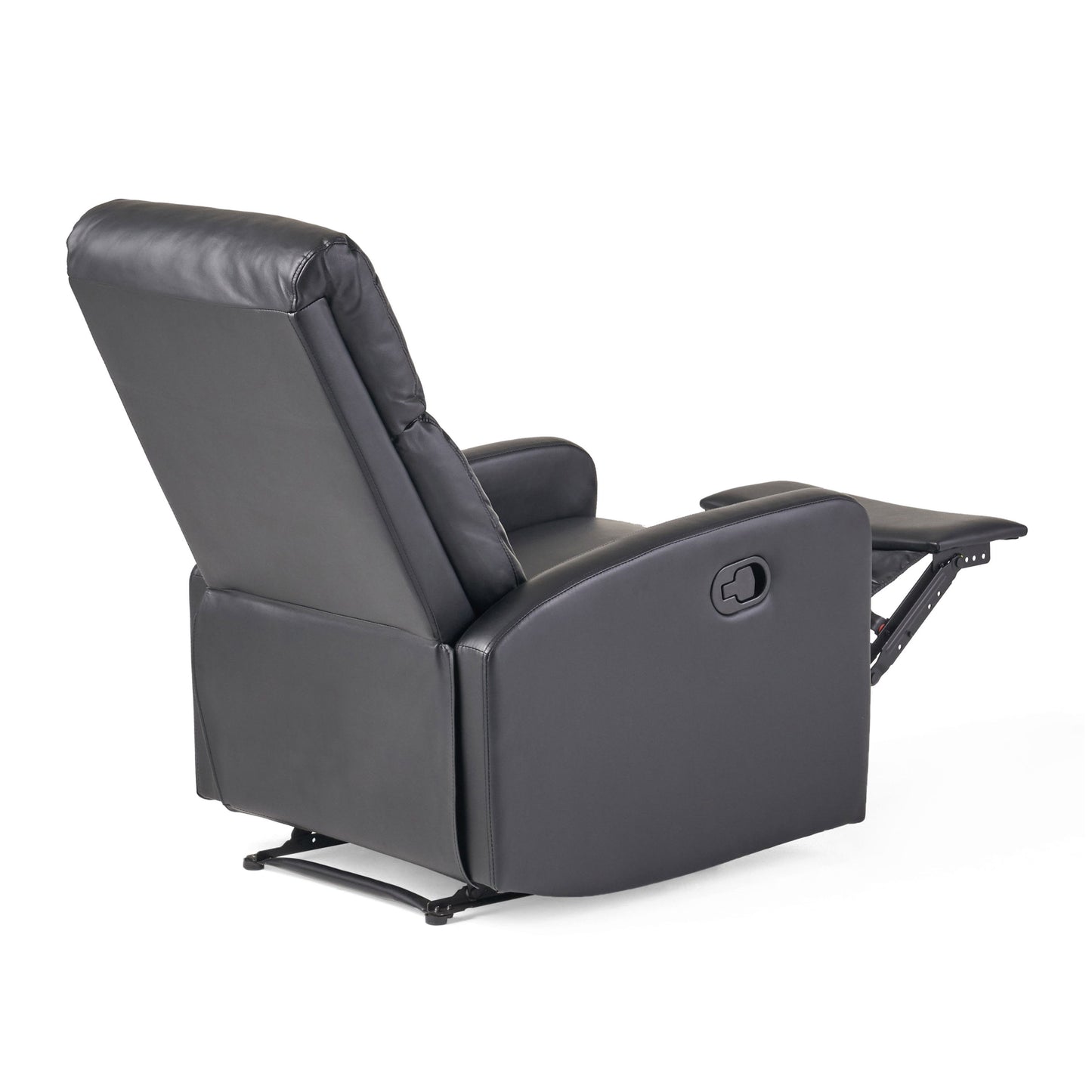 Wide Manual Standard Recliner - Black