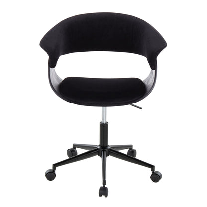 Vintage Mod - Mid-Century Modern Office Chair - Black