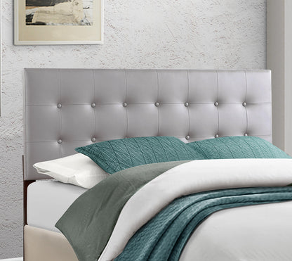 Queen Bed Headboard For Modern Comfort - Light Gray
