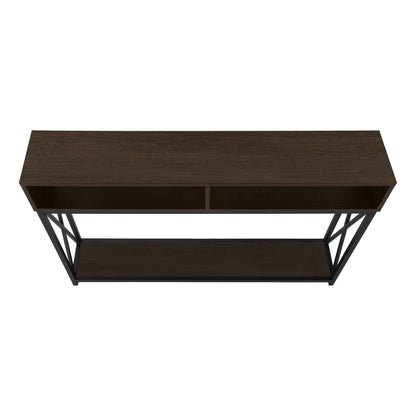 Accent Console Table For Entryway, Modern - Espresso