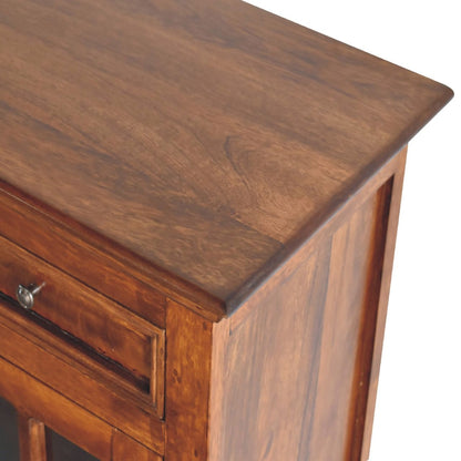 Large Glazed Sideboard - Chestnut