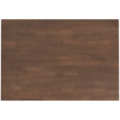 Levi - Modern Rectangular Dining Kitchen Table - Brown