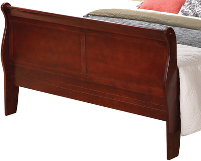 Queen Bed Frame Elegant - Cherry