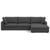 Charlie - Deep Seater Right Sectional Sofa - Gray