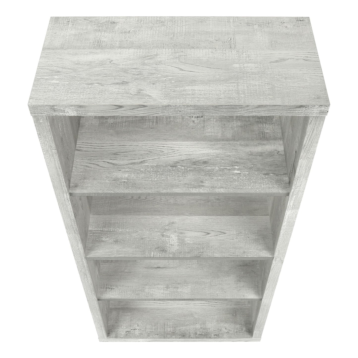 Bookshelf, Bookcase, Etagere, 5 Tier, For Office, Contemporary & Modern - Gray