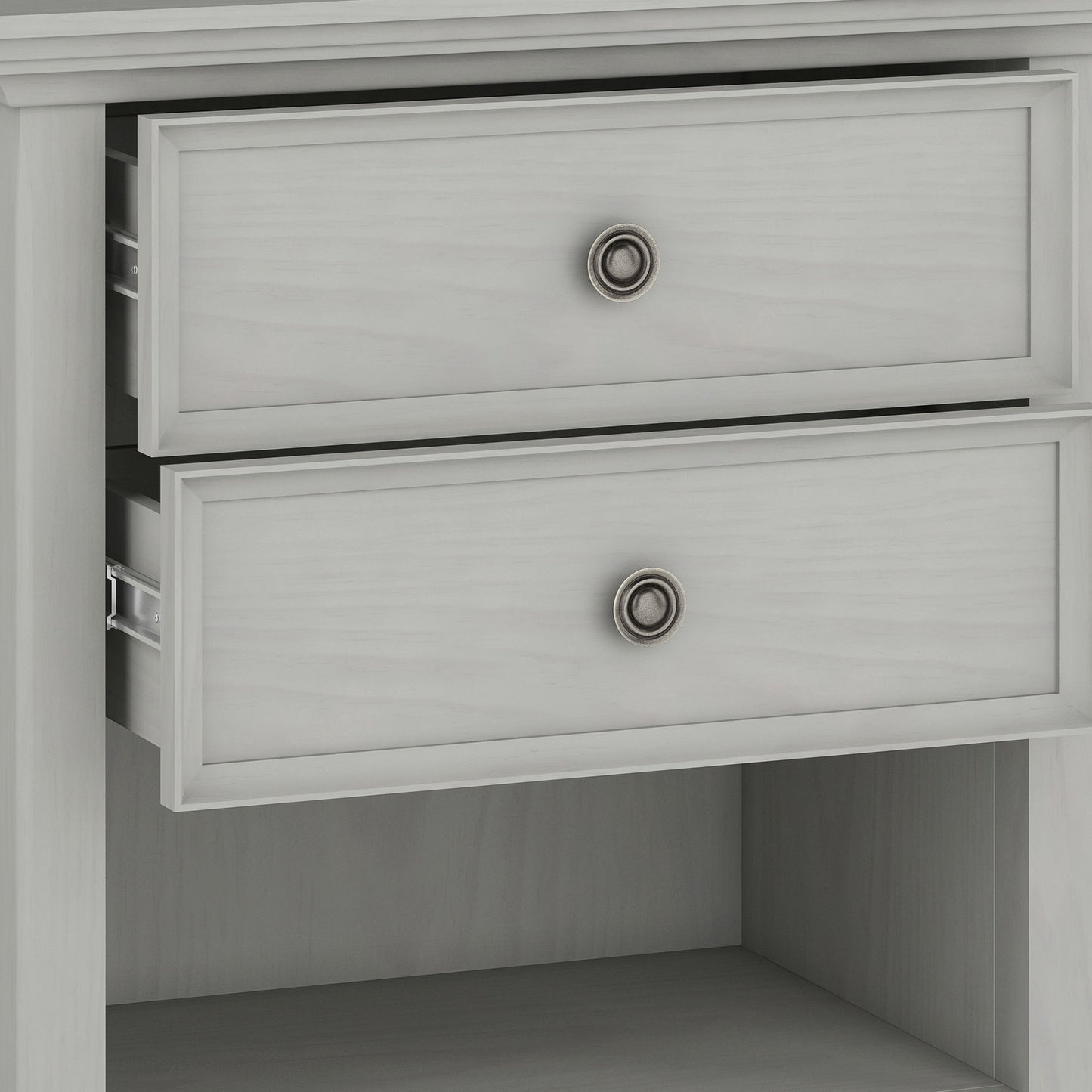 Amherst - Bedside Table - Fog Gray