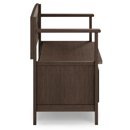 Amherst - Entryway Storage Bench - Farmhouse Brown