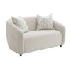 Etienne - Loveseat With 3 Pillows - Beige