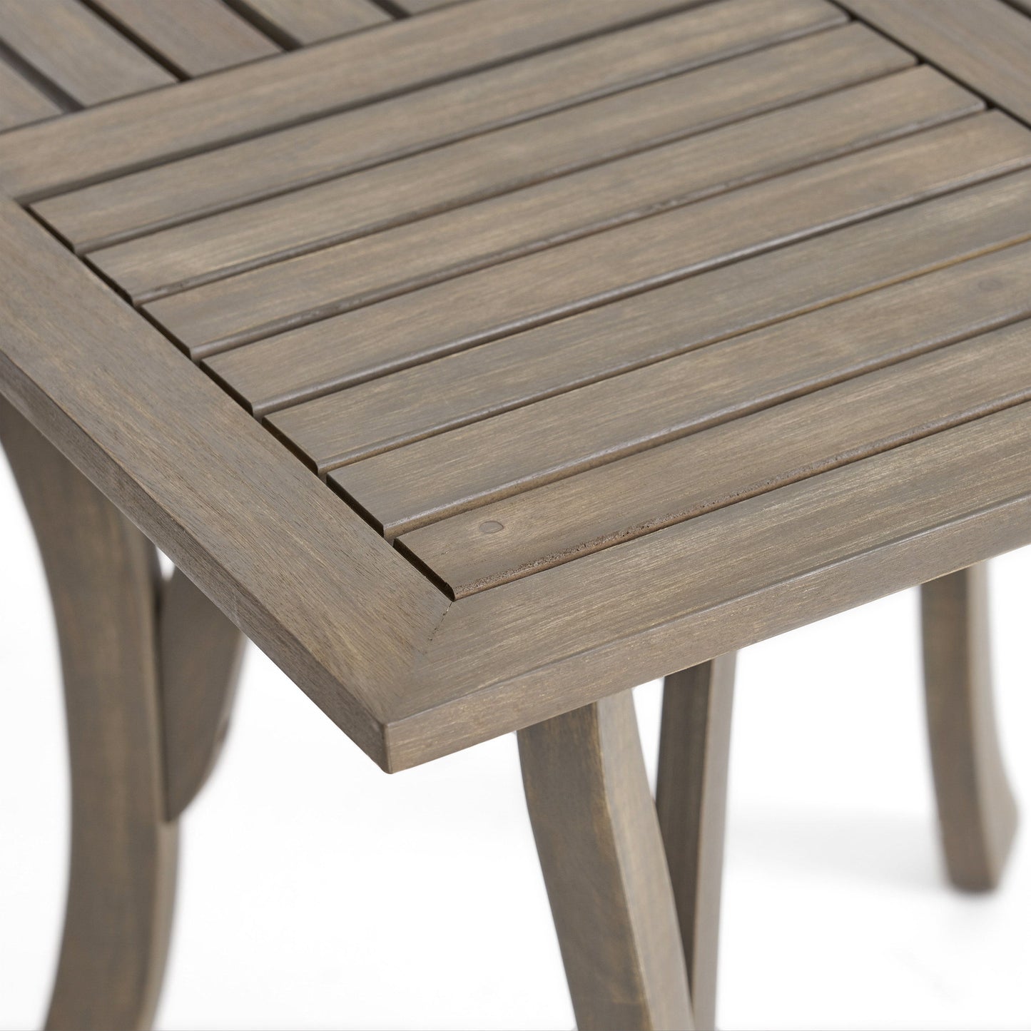 Hermosa - Stylish Outdoor Acacia Wood Table - Teak Gray