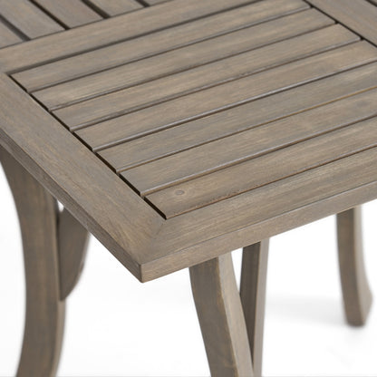 Hermosa - Stylish Outdoor Acacia Wood Table - Teak Gray
