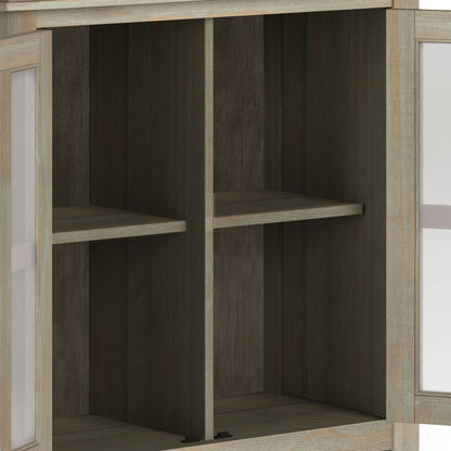 Artisan - Low Storage Cabinet - Distressed Gray