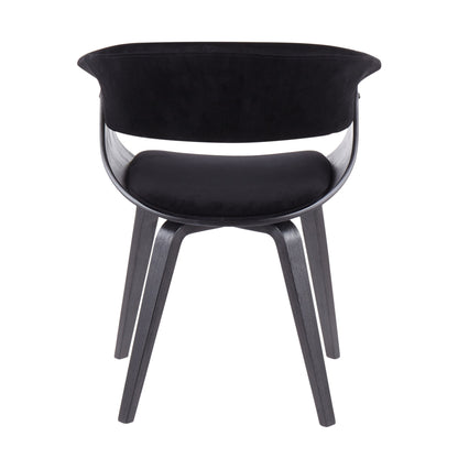 Vintage Mod - Mid-Century Modern Dining / Chair (Set of 2) - Black
