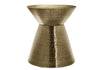 Drum Accent Side Table, Contemporary, Elegant Design - Gold