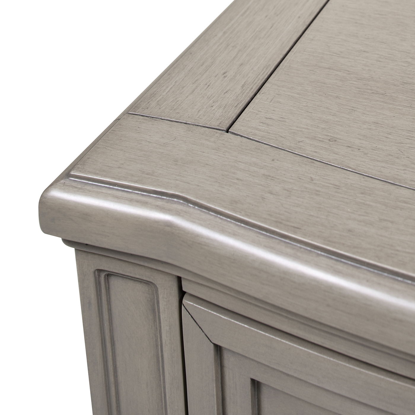 Dauphin - 3 Drawer Accent End Table - Merino White