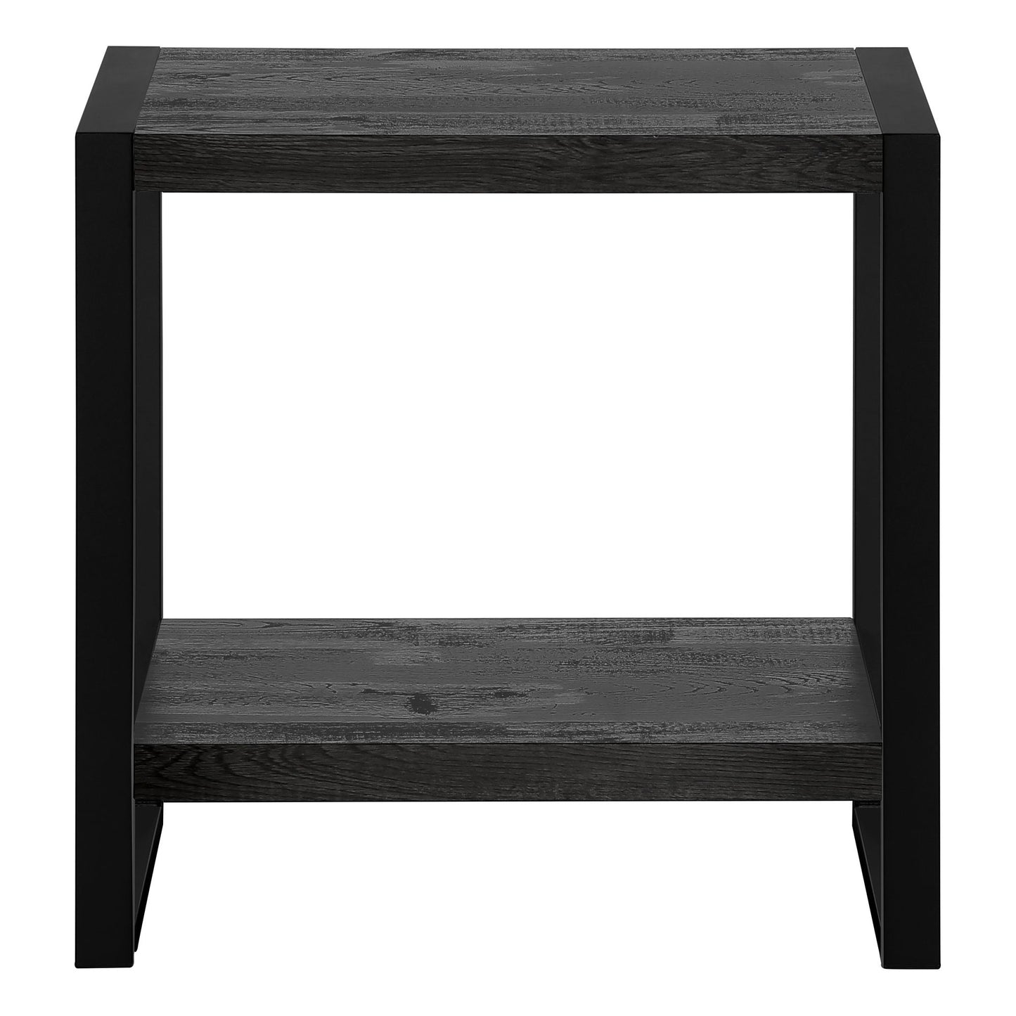 Accent Table, Side Industrial - Black