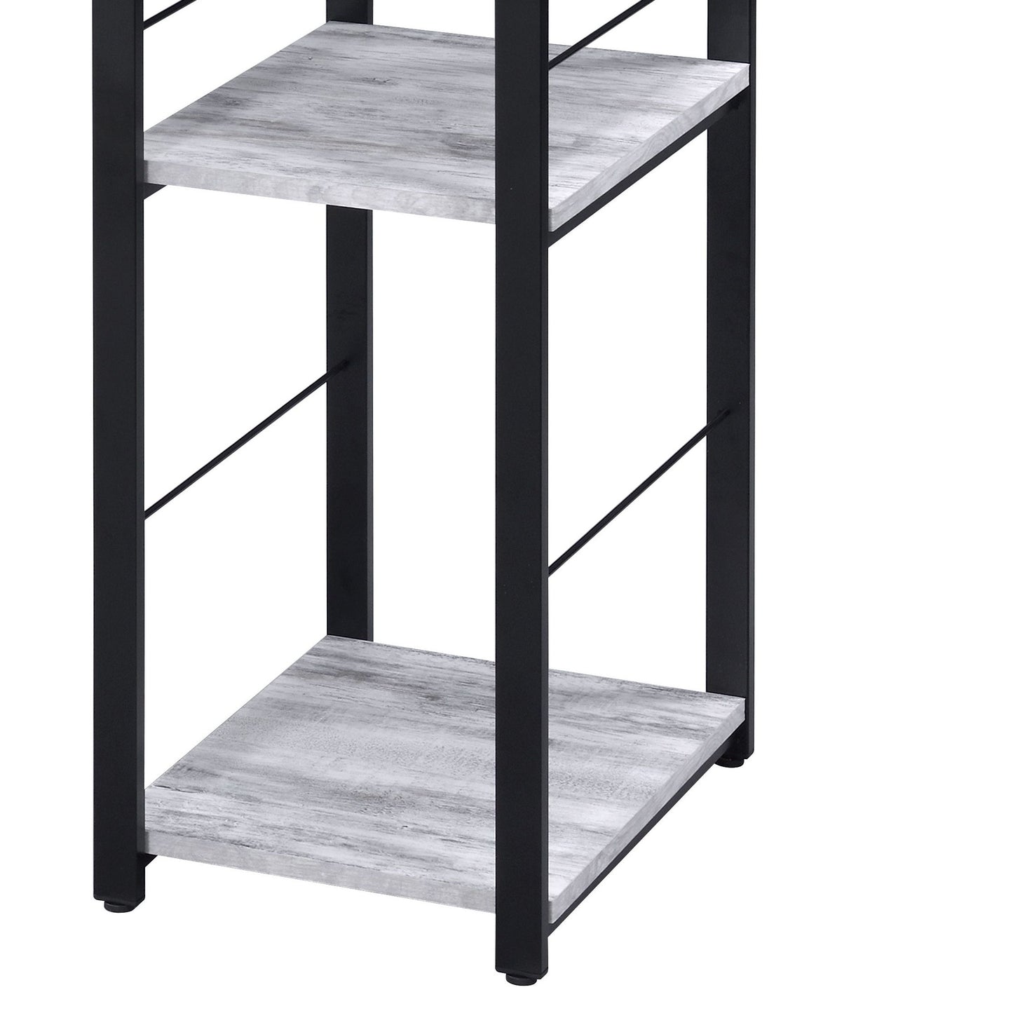 Vadna - Writing Desk - Antique White / Black