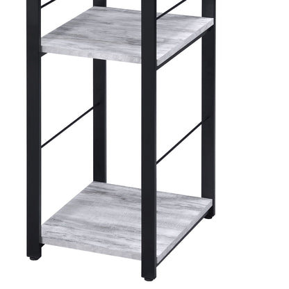 Vadna - Writing Desk - Antique White / Black