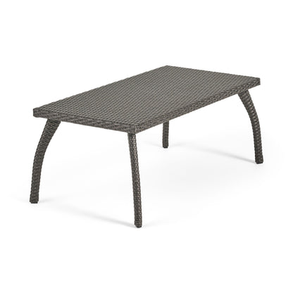 Honolulu - Modern 4 Pieces Wicker Seating Set - Gray
