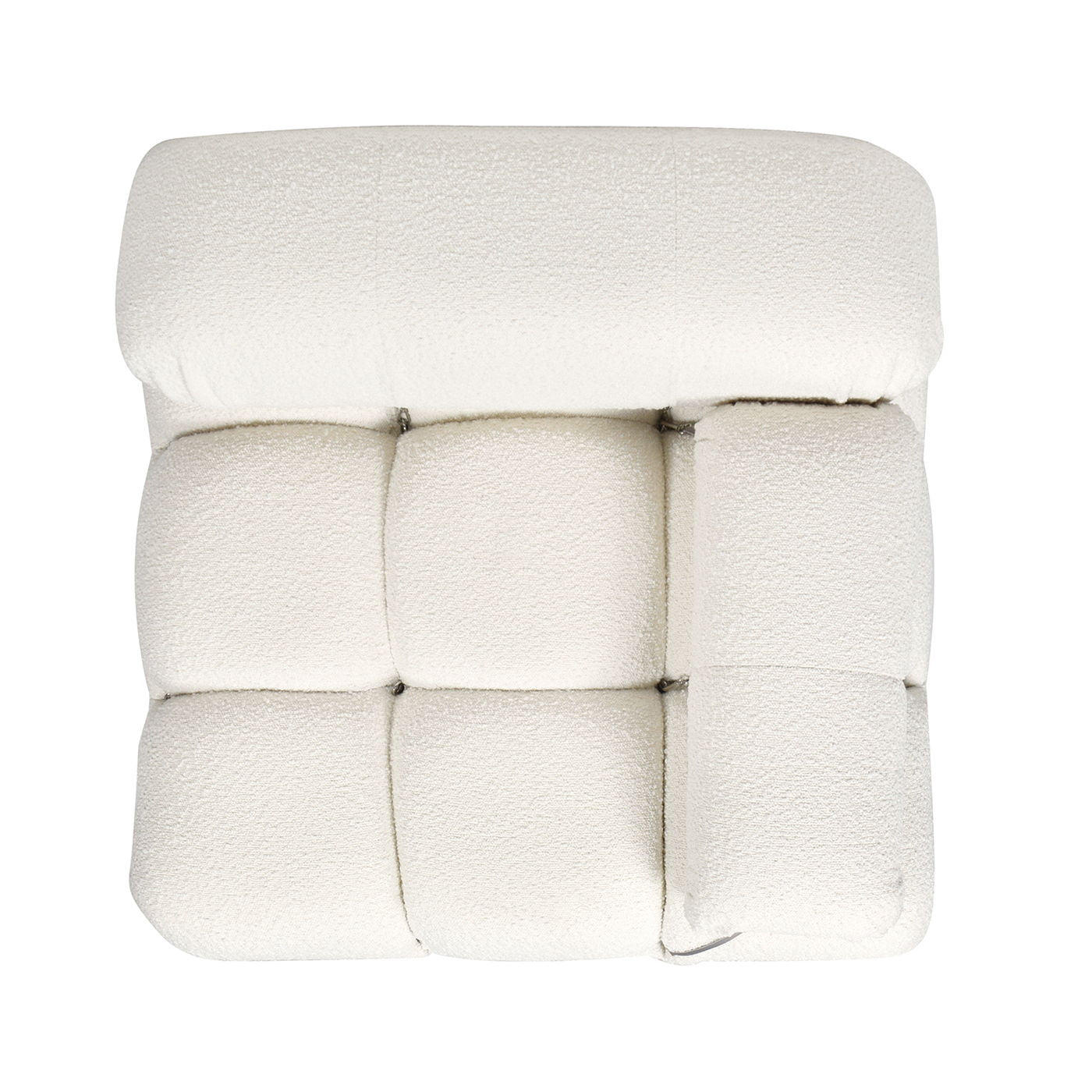 Marcel - Bubble Modular Modern Lounge Arm Chair - Ivory White