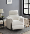 Sagen - Boucle Glider Recliner With Swivel - Beige