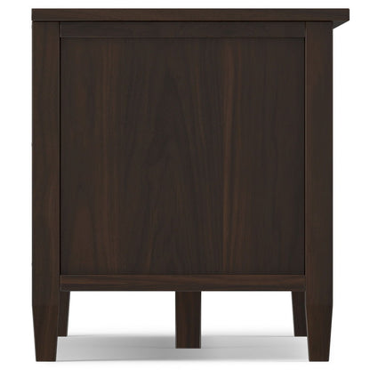 Warm Shaker - Low TV Media Stand - Brown
