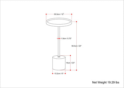 Turner - Side Table - Black