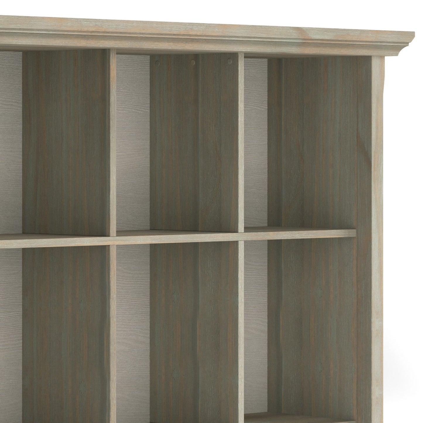 Acadian - 12 Cube Storage - Distressed Gray