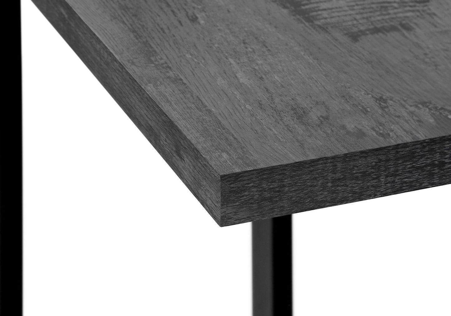 Accent Table, C - Shaped, Contemporary, Versatile Use - Black