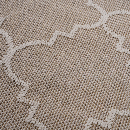 Guros - 8' X 10' Trellis Indoor / Outdoor Area Rug - Ivory
