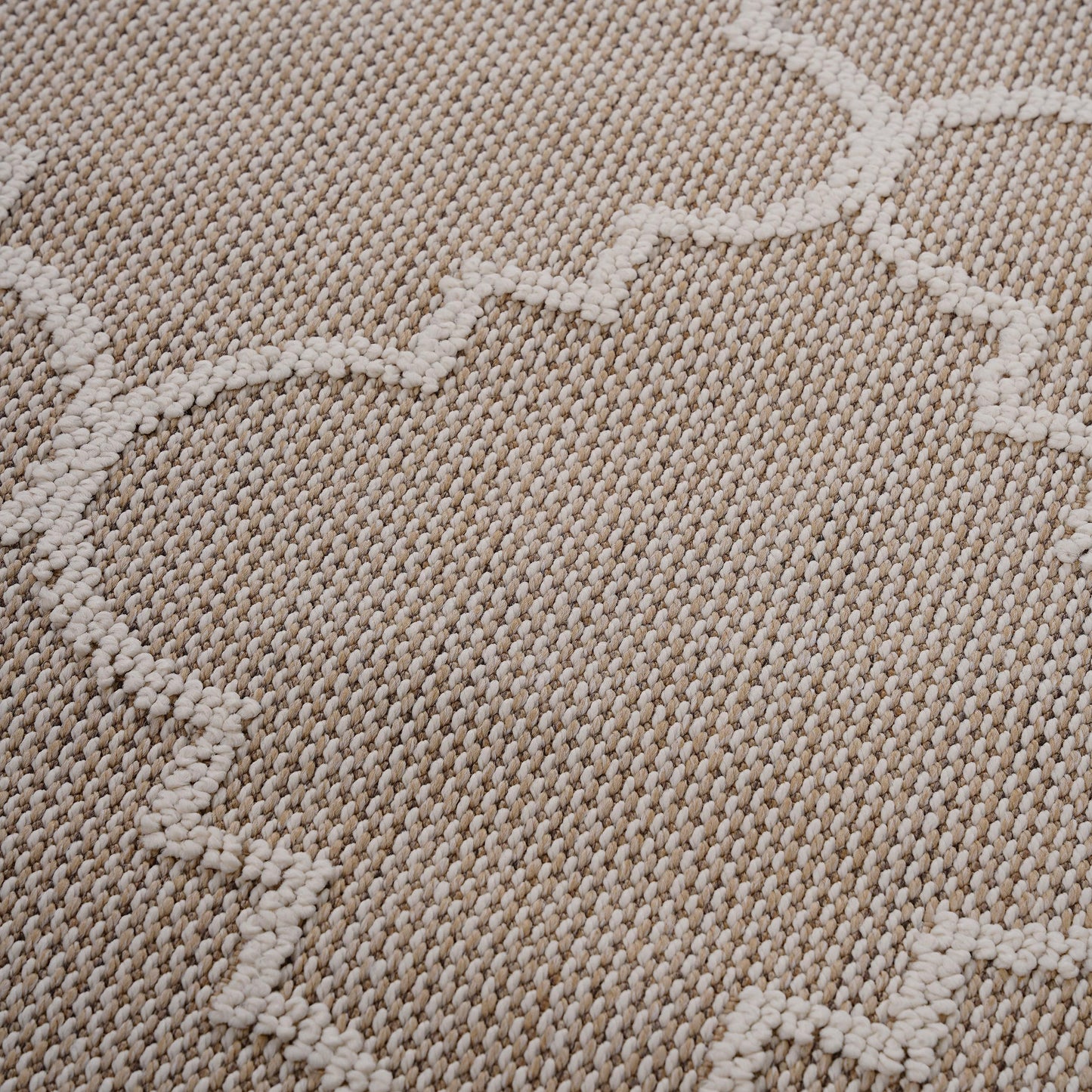 Guros - 5' X 7' Trellis Indoor / Outdoor Area Rug - Ivory