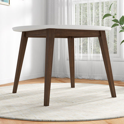 Paloma - Dining Table - Brown / White