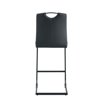 Chair Barstool Dining Counter Height Chair (Set of 2) - Black