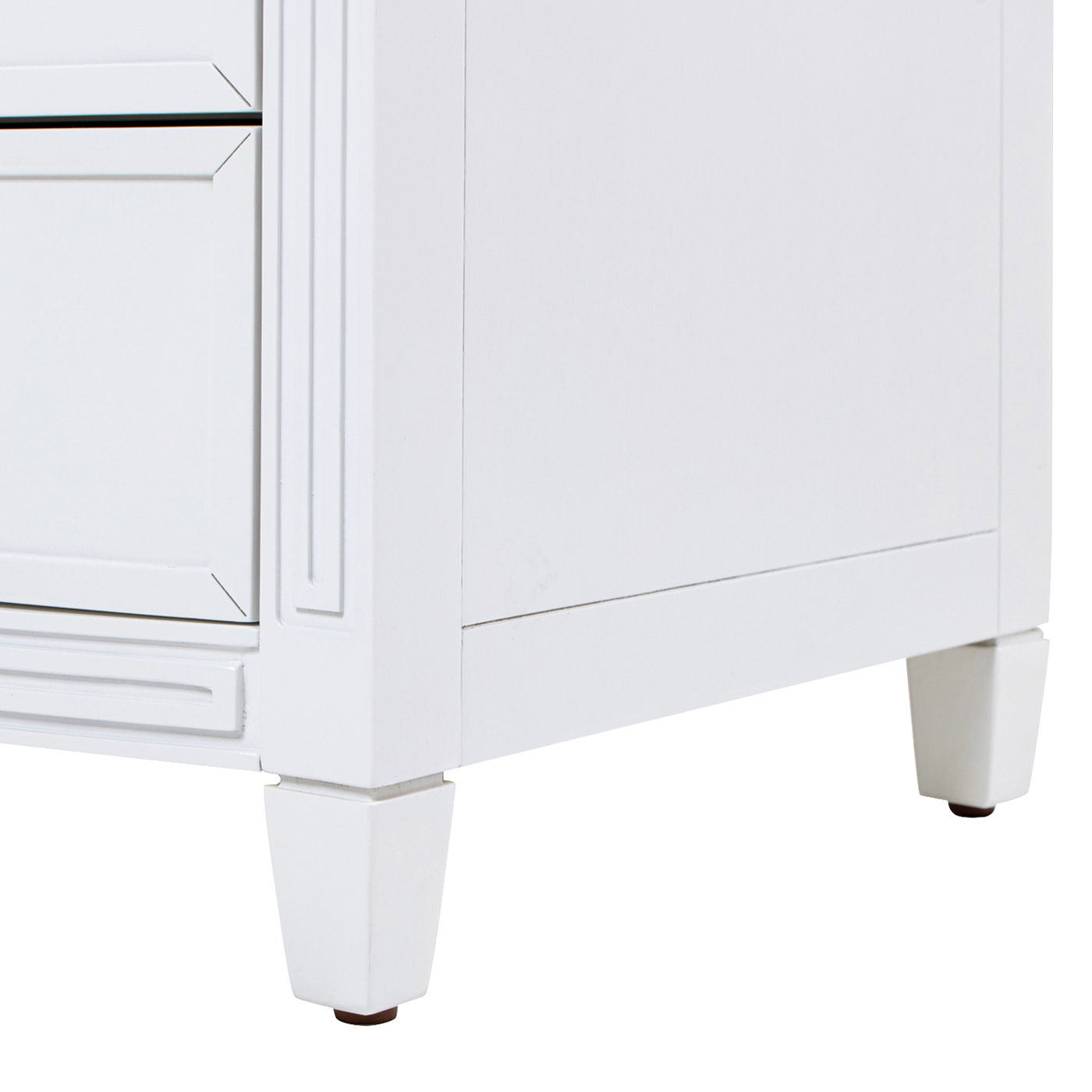 Dauphin - 3 Drawer Accent End Table - Gray Cashmere