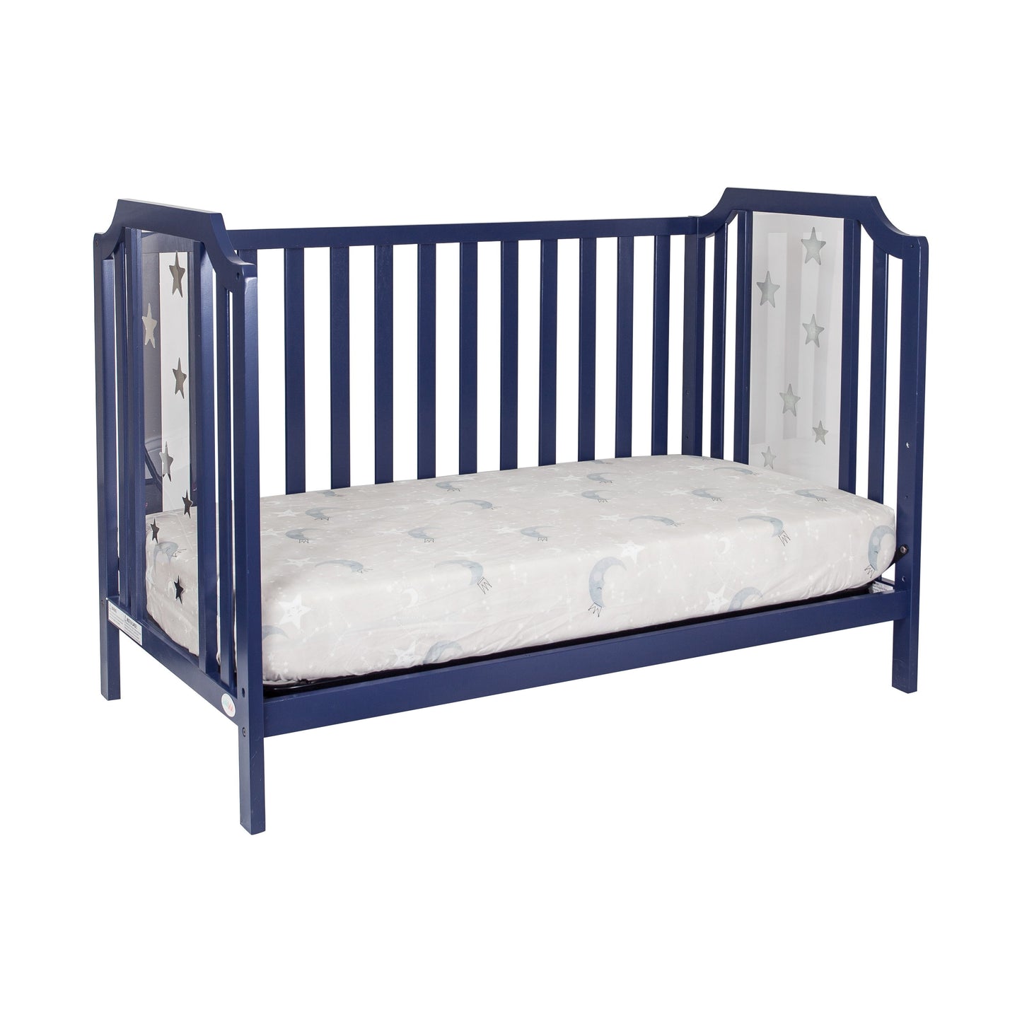 Celeste - 3 In 1 Convertible Island Crib - Navy Blue