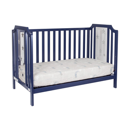 Celeste - 3 In 1 Convertible Island Crib - Navy Blue