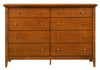 Elegant Casual Dresser - Oak