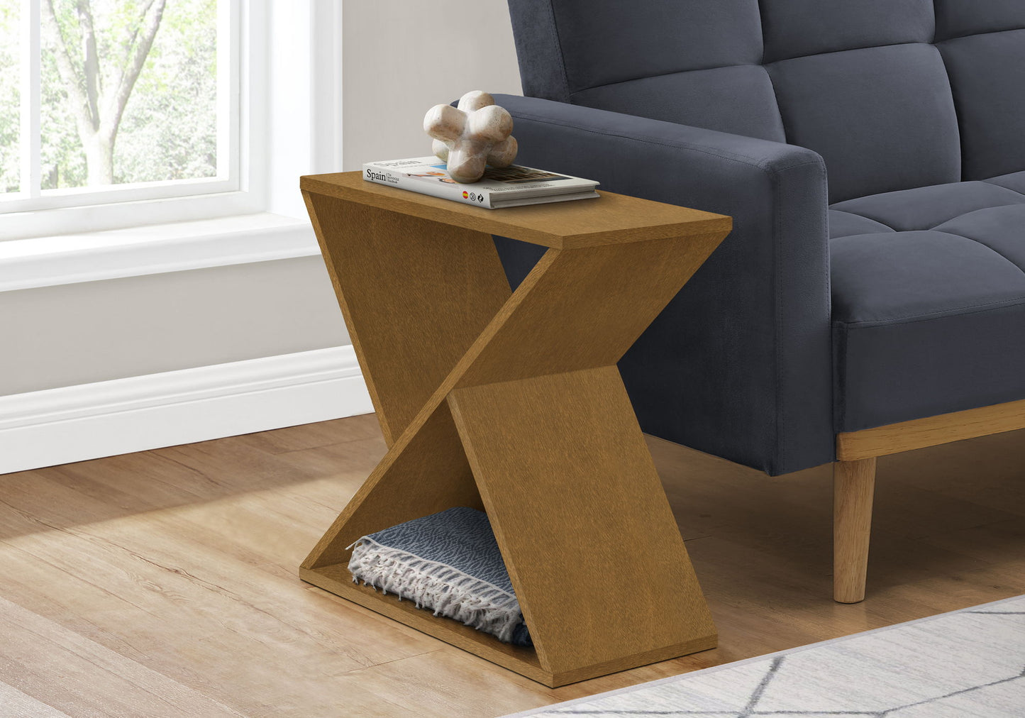 Accent Side Table, Contemporary - Taupe