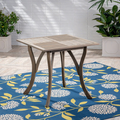 Hermosa - Stylish Outdoor Acacia Wood Table - Teak Gray