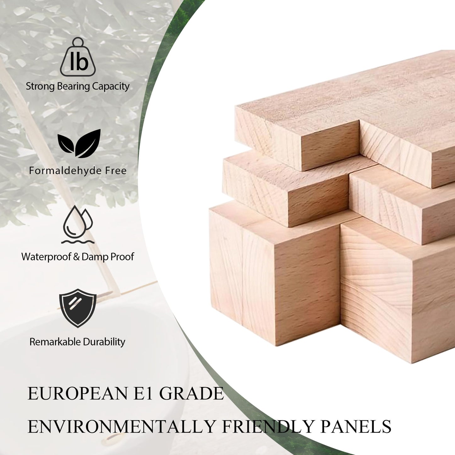 Bathin Freestanding Bathroom Vanity With Double Sinks, Bathroom Storage Vanity Cabinet With Stone Resin Countertop And Soft Close Drawers - Natural Oak
